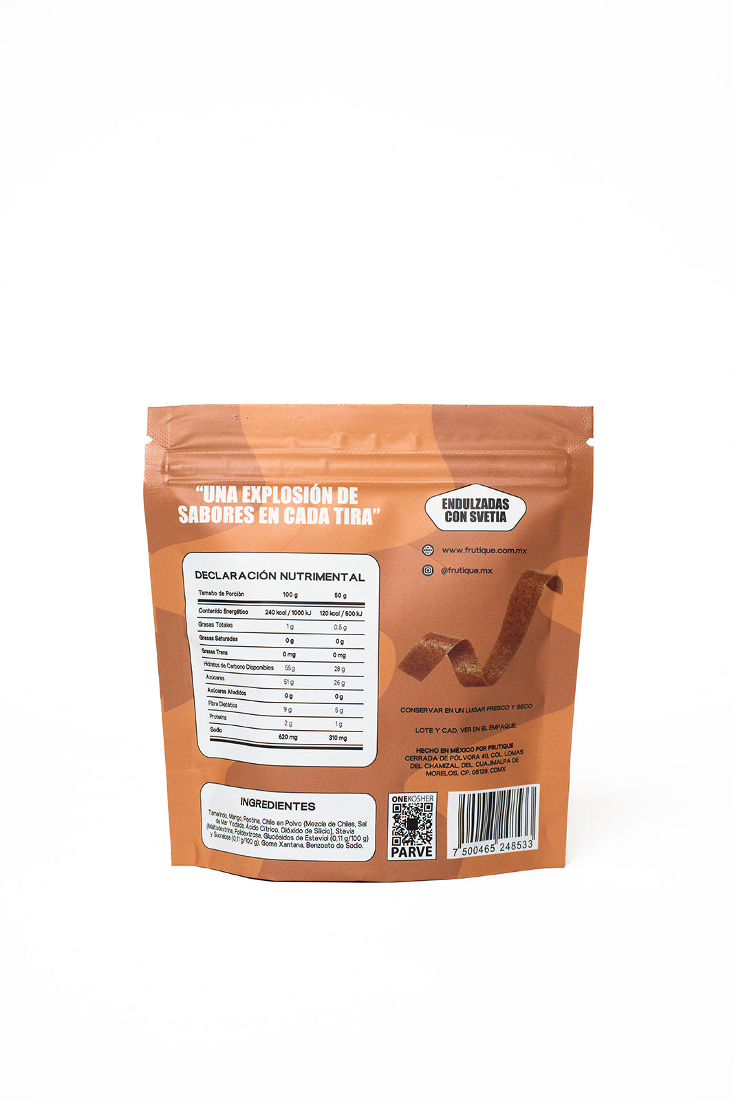 BOLSA FRUTIQUE TIRA DE TAMARINDO 50G
